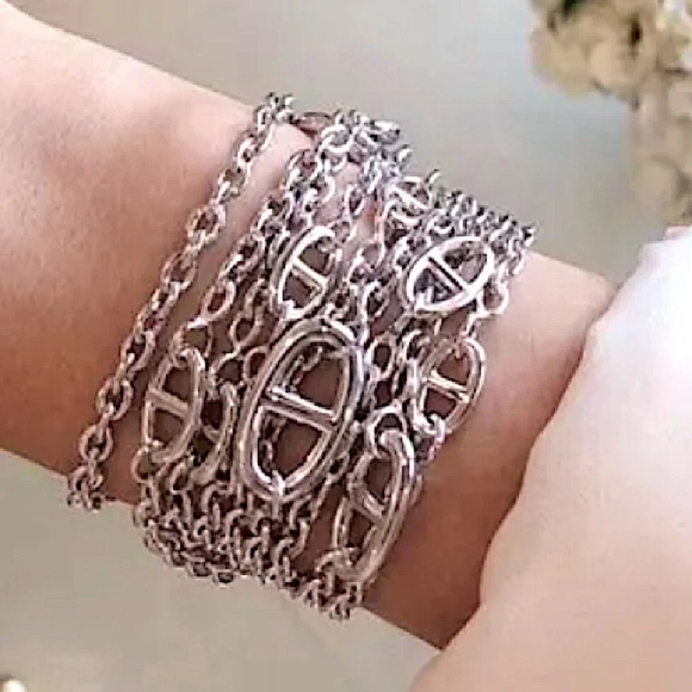 Multilayer Luxury Silver Necklace